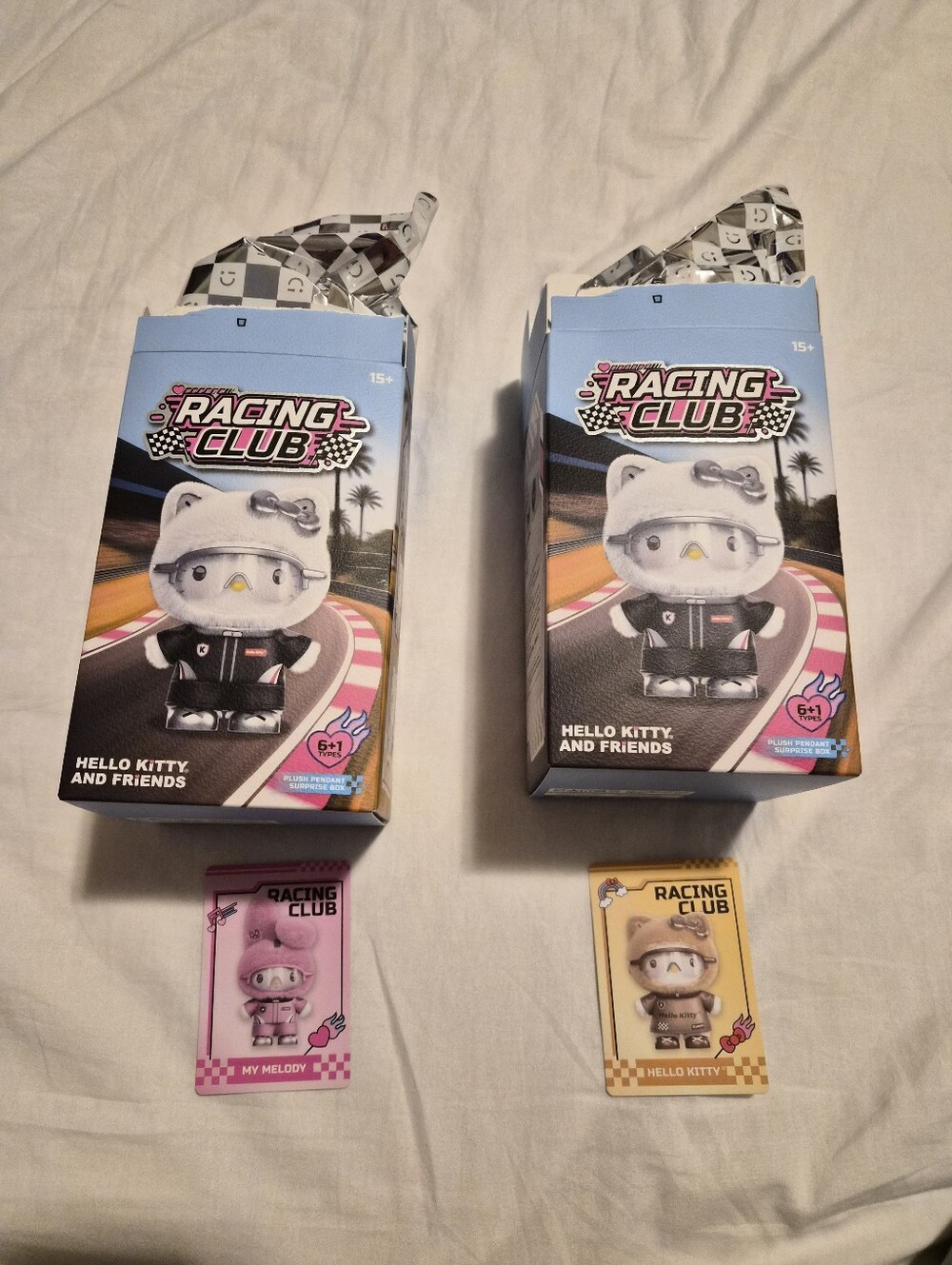 Miniso Sanrio Racing Club Hello Kitty & My Melody Blind Box